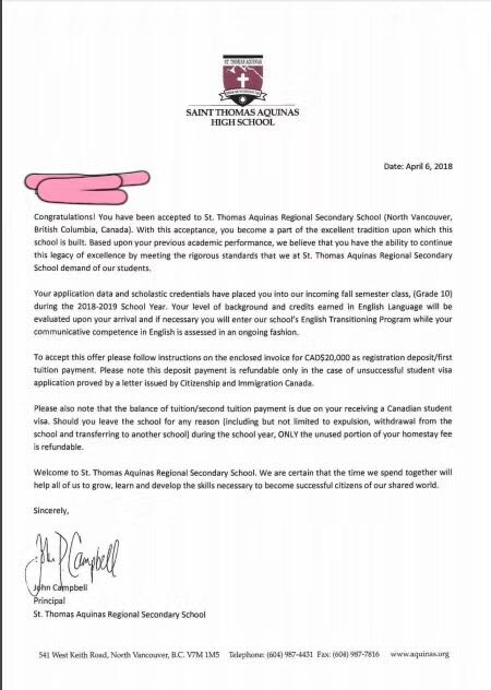加拿大圣托馬斯阿奎納斯高中